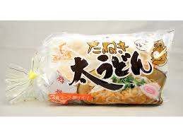 Miyakoichi Futo Udon Tanuki Instant Udon Noodle with Soup & Tempura Bits / たぬき 太うどん スープ・天かす付 3 Servings - Konbiniya Japan Centre