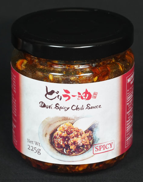 Dori-Spicy Chili Sauce SPICY *LOCAL MADE*/どりラー油 スパイシー 225g - Konbiniya Japan Centre