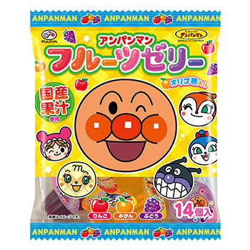 Fujiya Anpanman Fruits Jelly / アンパンマンゼリー 14個入 - Konbiniya Japan Centre