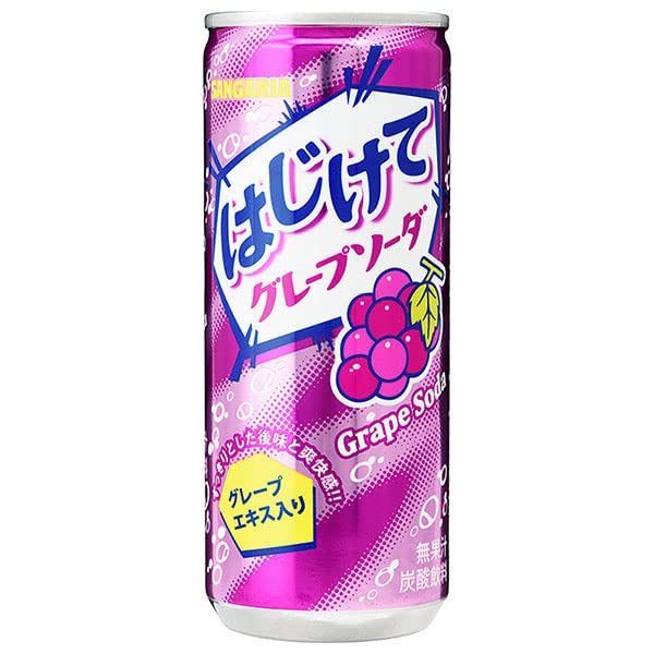 Cider / はじけて グレープサイダー 250g | Konbiniya Japan Centre