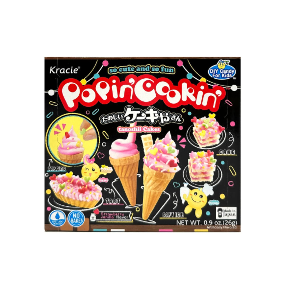 Popin' Cookin' Cakes /  ポッピンクッキン ケーキやさん 26g - Konbiniya Japan Centre