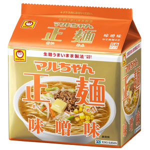 Maruchan Seimen Miso 5p / ﾏﾙちゃん 生麺 味噌味 5P