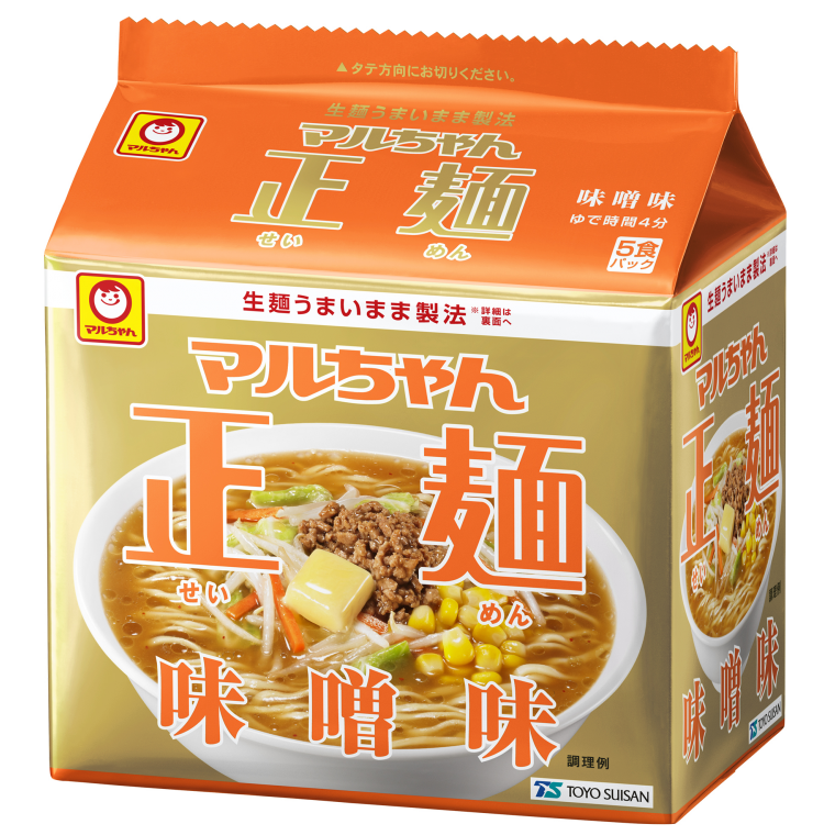 Maruchan Seimen Miso 5p / ﾏﾙちゃん 生麺 味噌味 5P