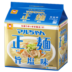 Maruchan Seimen Uma Sio 5p / ﾏﾙちゃん 生麺 旨塩味 5P