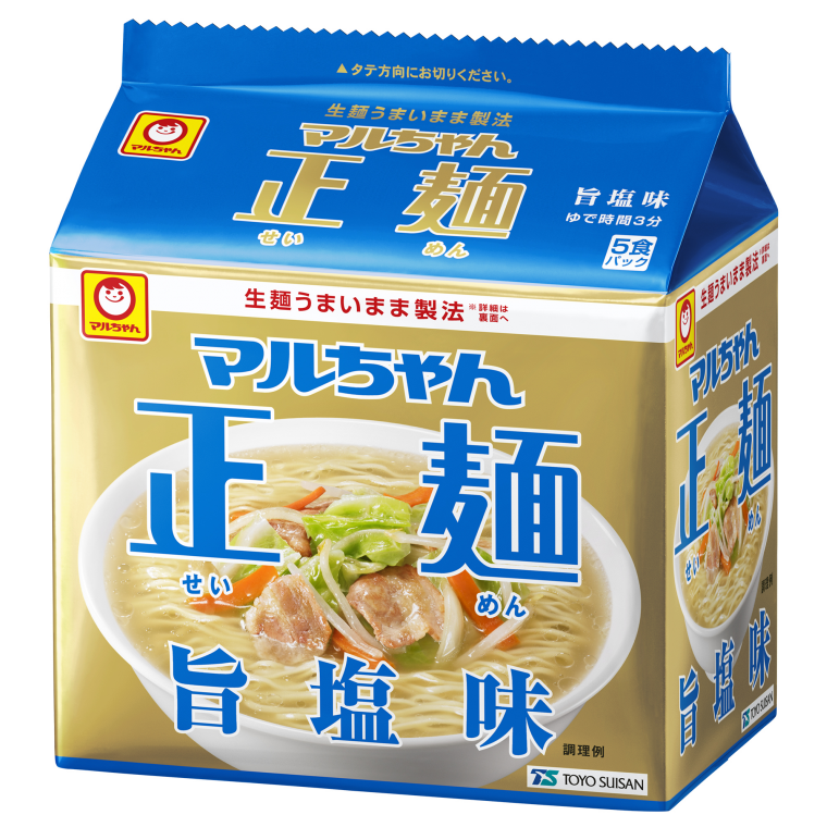 Maruchan Seimen Uma Sio 5p / ﾏﾙちゃん 生麺 旨塩味 5P