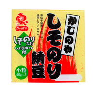 Shiso Nori Natto (Fermented Soy Bean) / しそのり納豆 3pcs 120g - Konbiniya Japan Centre