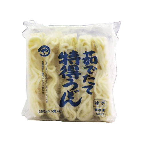 Frozen Toku Toku Udon 5p / 冷凍 茹でたて特得うどん 250g×5食入り