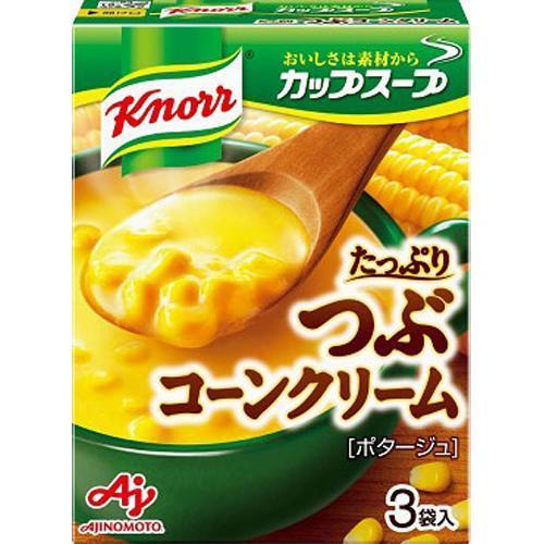 Knorr Tsubu Tappuri Corn Cream Soup / つぶたっぷり コーンクリームスープ  3 pcs - Konbiniya Japan Centre