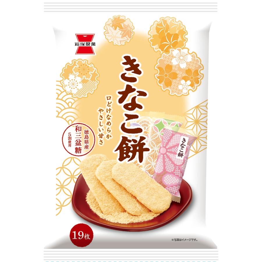 Amazon | 岩塚製菓 きなこ餅 桔梗信玄餅味 18枚×12入 | 岩塚製菓