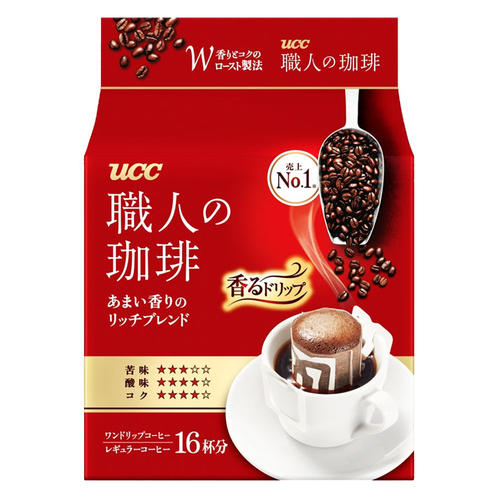 Drip Coffee Mocha/ 職人の珈琲 ドリップコーヒー リッチブレンド 16 p - Konbiniya Japan Centre