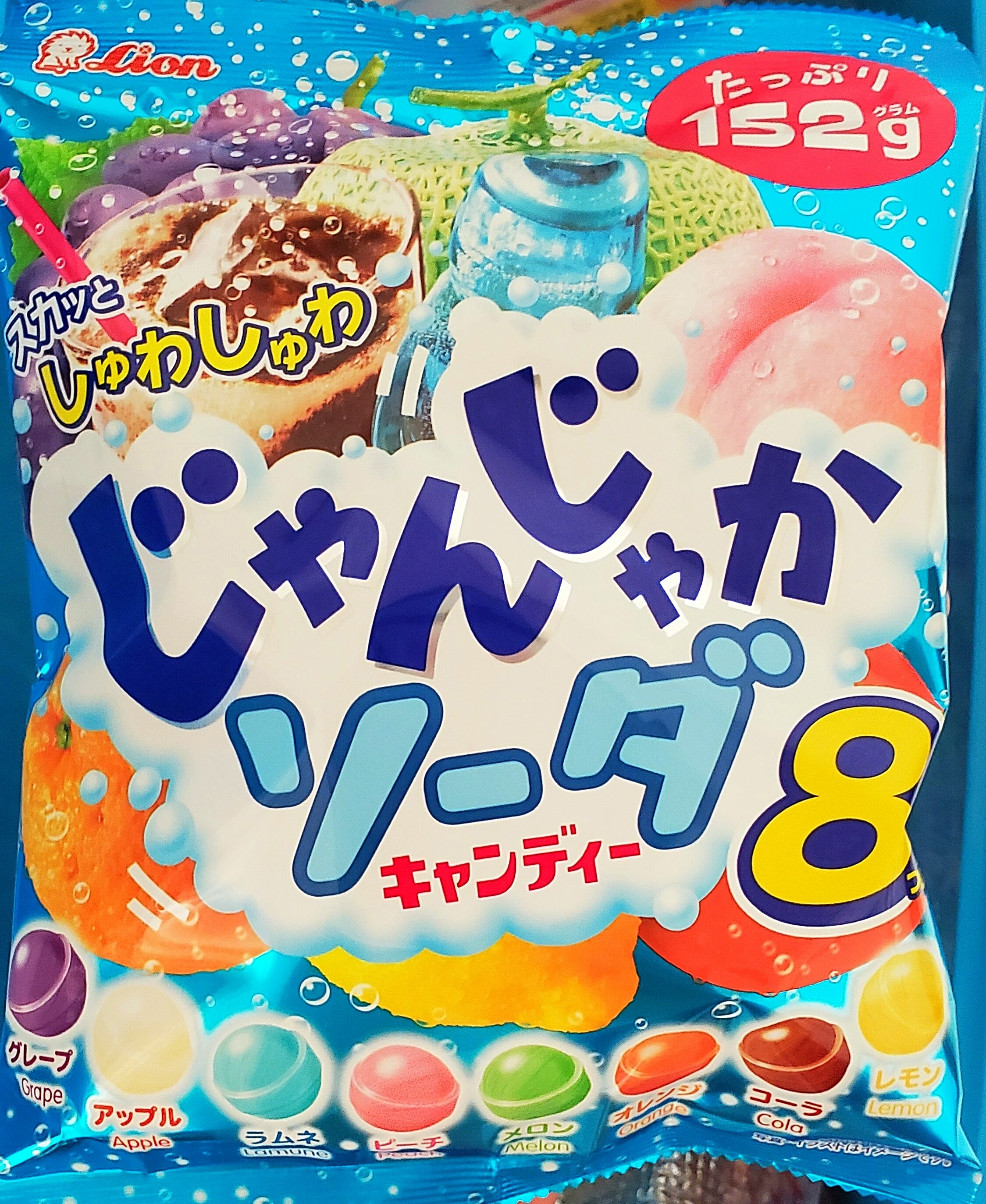 Lion Janjaka Candy / じゃんじゃかソーダキャンディ 152g