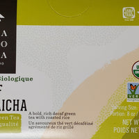 Organic Decaf Genmaicha  Premium Japanese Brown rice Green Tea / オーガニックディカフ玄米茶 18 bags - Konbiniya Japan Centre