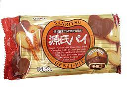 Sanritsu Genji Pie Chocolate  16ps / 源氏パイ チョコ　 - Konbiniya Japan Centre