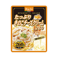 Hachi Mushroom Cheese Pasta Sauce / たっぷりきのこチーズクリーム 260g - Konbiniya Japan Centre