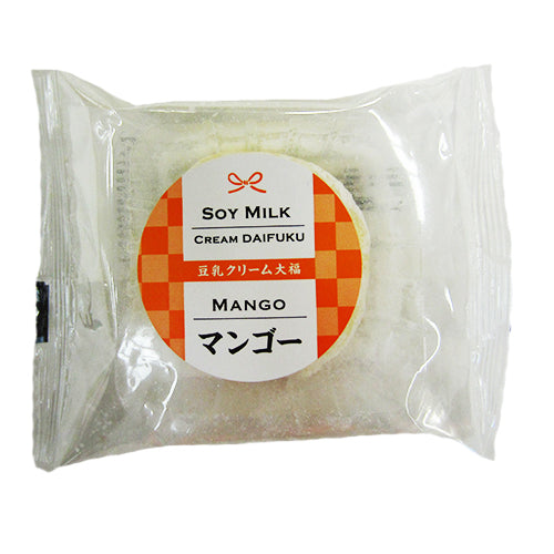 Soy Milk Cream Daifuku Mango / 豆乳クリーム大福 マンゴー  60g - Konbiniya Japan Centre