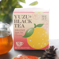 Yuzu BlackTea 10 tea bags/ 国産ゆず紅茶 20g - Konbiniya Japan Centre