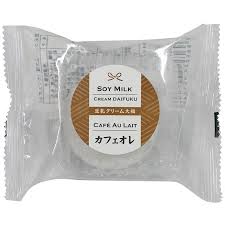 Soy Milk Cream Daifuku Cafe Au Lait / 豆乳クリーム大福 カフェオレ  60g - Konbiniya Japan Centre