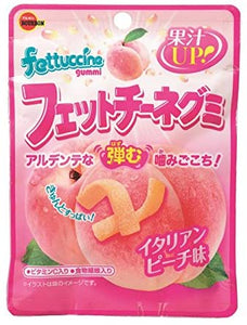 Fettuccine Gummy Candy Peach /  フェットチーネグミ ピーチ 50g - Konbiniya Japan Centre