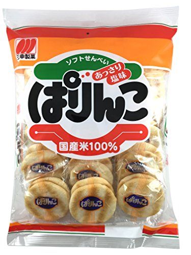 Parinko Lightly Salted Rice Cracker / ぱりんこ あっさり塩味 36pcs 122g - Konbiniya Japan Centre
