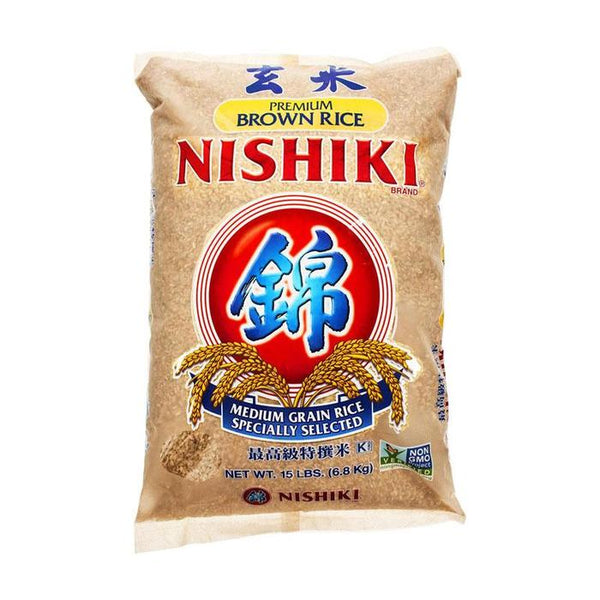 NISHIKI Brown Rice / 錦 玄米6.8kg - 15lb - Konbiniya Japan Centre