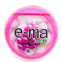 e-ma Cough Drops Grape / e-ma のど飴 グレープ 33g - Konbiniya Japan Centre