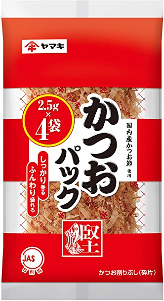 Yamaki Mini Bonito Flake pack / かつお節 パック 4packs - Konbiniya Japan Centre