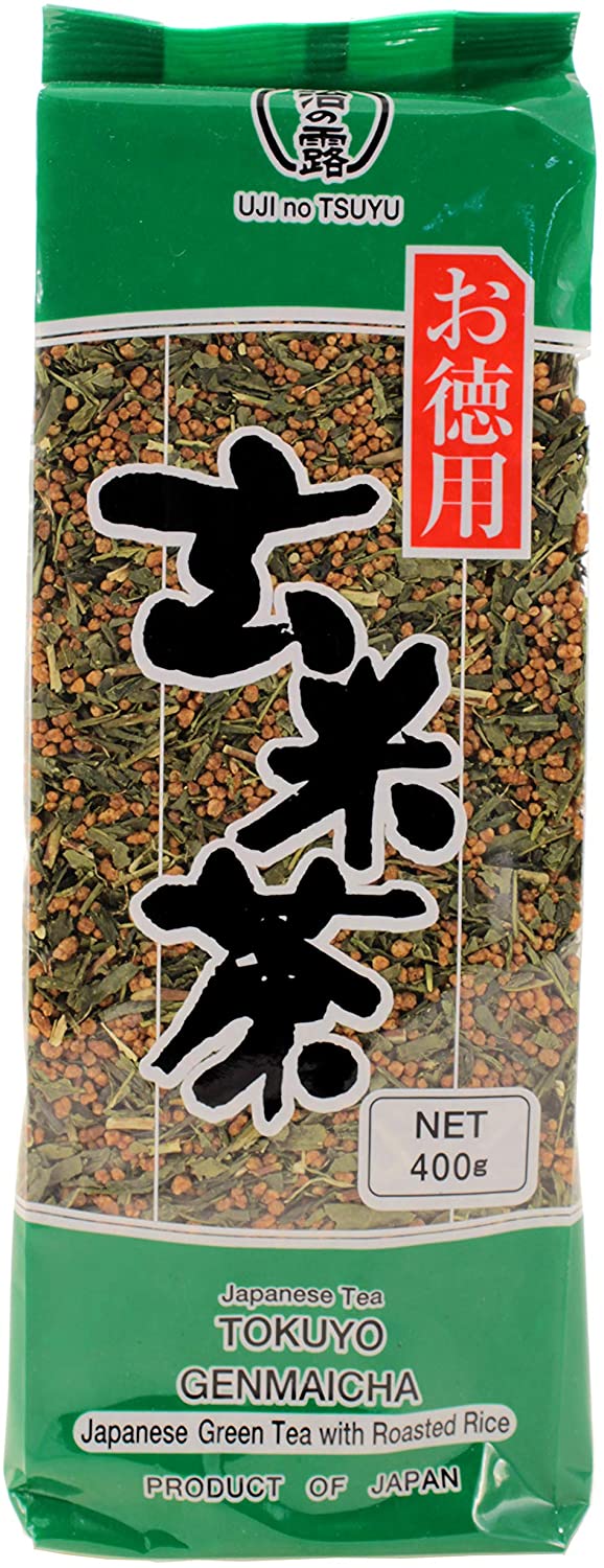 Japanese Tea Tokuyo Genmaicha / お徳用玄米茶 400g - Konbiniya Japan Centre