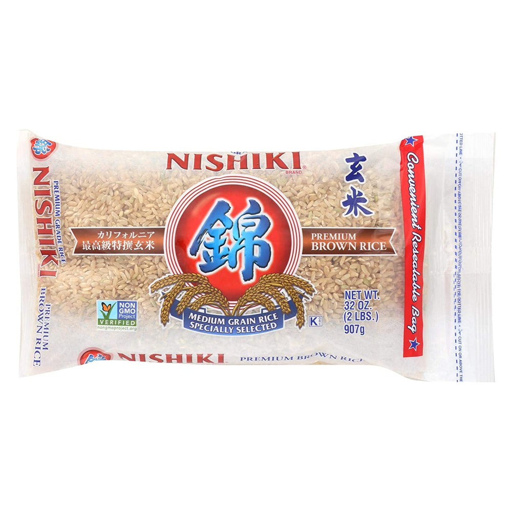 NISHIKI Brown Rice / 錦 玄米  907g - 2lb - Konbiniya Japan Centre