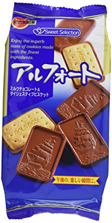 Alfort (Chocolate Coated Cookies) / アルフォート 10pcs 100g | Konbiniya Japan  Centre