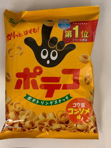Tohato Poteko consomme Taste / ポテコ コンソメ味 66g - Konbiniya Japan Centre