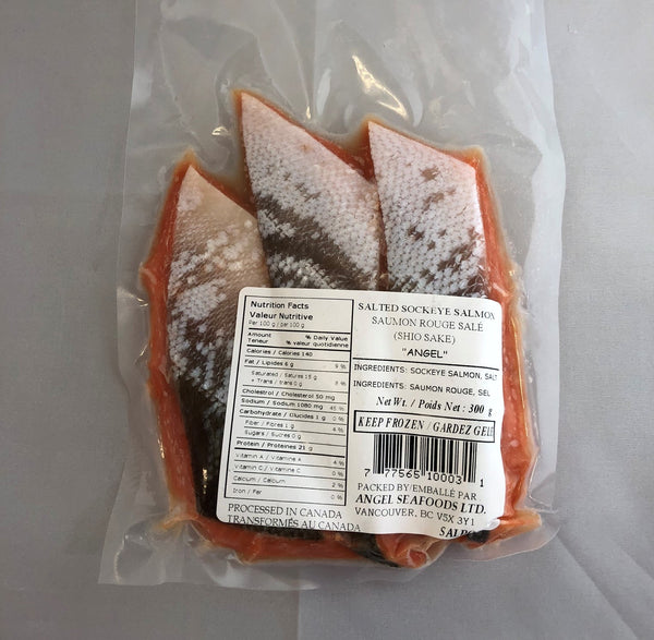 Salted Salmon Fillet / 塩鮭切り身 3pcs 300g Frozen - Konbiniya Japan Centre