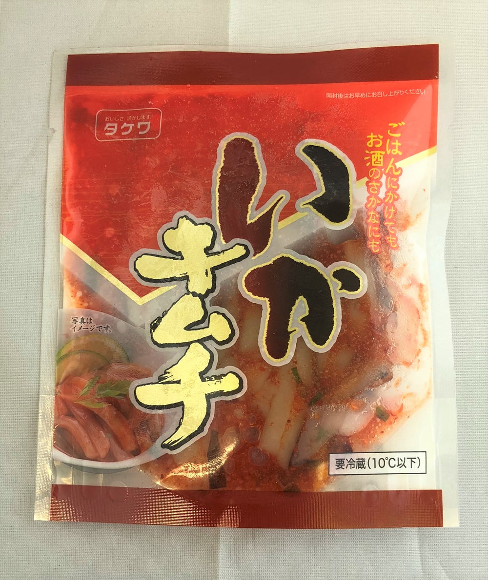Seasoned (Kimuchee) Squid / イカキムチ 80g  Frozen - Konbiniya Japan Centre