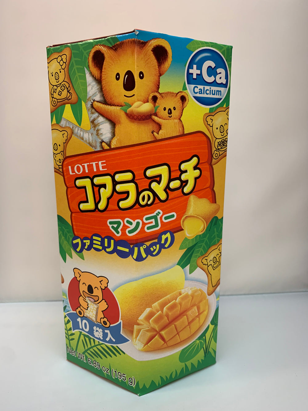 Koala's March Mango family Pack/ コアラのマーチ マンゴ  ファミリーパック195g 10 pack - Konbiniya Japan Centre