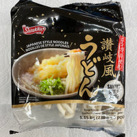 Shirakiku Japanese Style Frozen Udon Noodle 5pcs /　冷凍 讃岐風うどん - Konbiniya Japan Centre