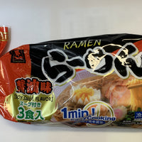 Miyakoichi Ramen Soy Sauce 3ps / 都一 らーめん 醤油’味3食（常温） - Konbiniya Japan Centre