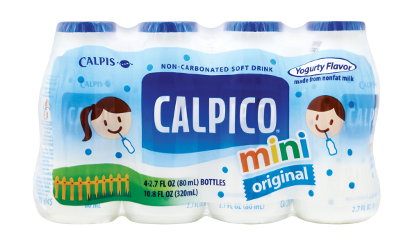 Calpico mini Original / カルピコミニ 80ml × 4 bottles - Konbiniya Japan Centre