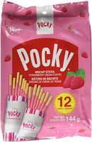 Pocky Strawberry / ポッキーイチゴ  156g 12 packs - Konbiniya Japan Centre