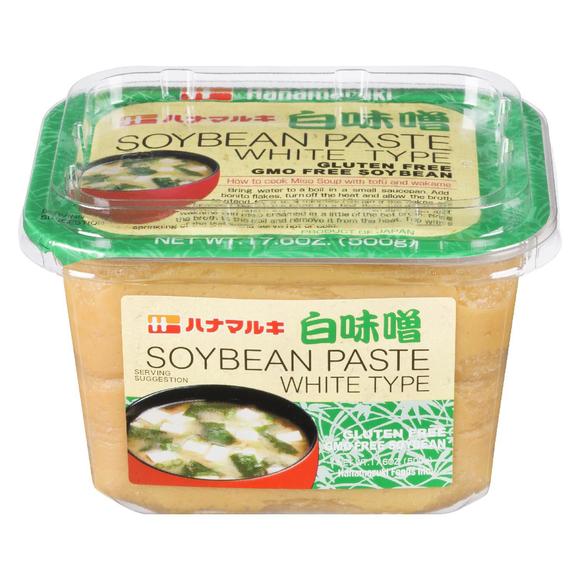 White Soy Bean Paste / ハナマルキ 白味噌 500g - Konbiniya Japan Centre