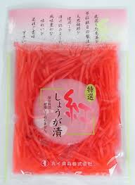 Beni Shoga (Pickled Ginger) / 紅しょうが漬 50g - Konbiniya Japan Centre