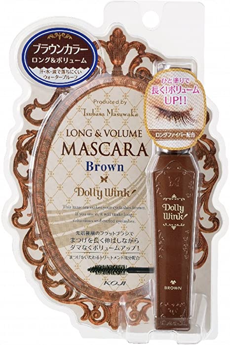 DollyWink Volume Mascara Brown/ ドーリーウィンクボリュームマスカラ ブラウン - Konbiniya Japan Centre