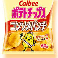 Potato Chips French Consomme / カルビー ポテトチップス コンソメパンチ 60g - Konbiniya Japan Centre