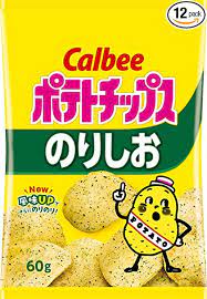 Potato Chips Norishio / カルビー ポテトチップス のりしお 60g - Konbiniya Japan Centre