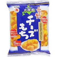 Rice Cracker Cheese Mochi / ふんわり名人 チーズもち 6 bags 66g - Konbiniya Japan Centre