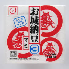 Oshiro Natto Mami (Fermented Soy Bean) / お城納豆 3pcs 120g - Konbiniya Japan Centre