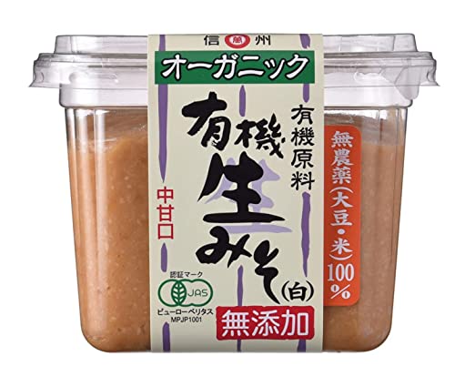 Organic Nama Soy Bean Paste(White) / 有機生みそ（白) 500g