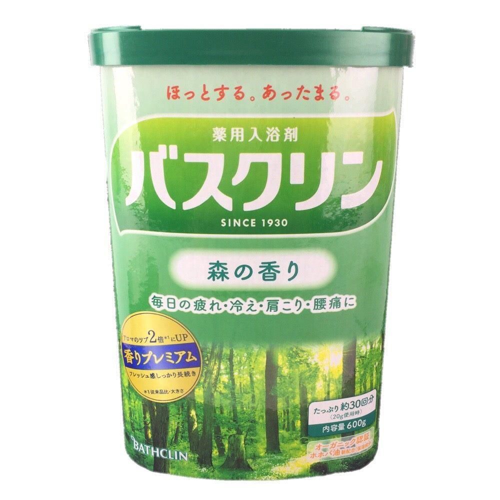 Bathclin (Bath Agents) forest バスクリン 森の香り 600g (30 times) Konbiniya  Japan Centre