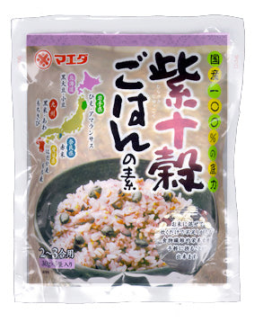 Purple 10 Multi Grains Rice Mix /  紫十穀ごはんの素 30g×5packs - Konbiniya Japan Centre