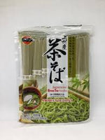 Green Tea Buckwheat Noodle / 茶そば  640g - Konbiniya Japan Centre