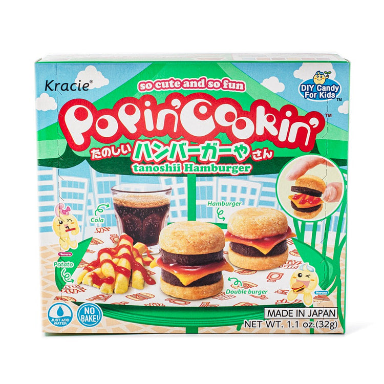 Popin' Cookin' Hamburger /  ポッピンクッキン ﾊﾝﾊﾞｰｶﾞｰやさん 32g - Konbiniya Japan Centre