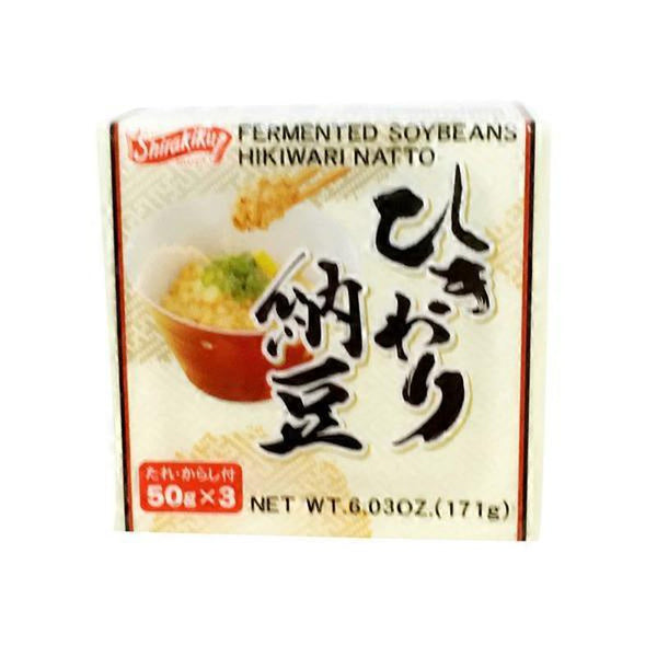 Hikiwari (Extra Small) Natto (Fermented Soy Bean) / ひきわり納豆 3pcs 171g - Konbiniya Japan Centre